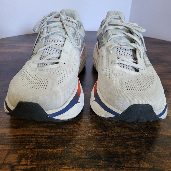 Men's New Balance V14 1080 Running Shoes - Gray with Red and Blue Accents - Picture 14 of 14